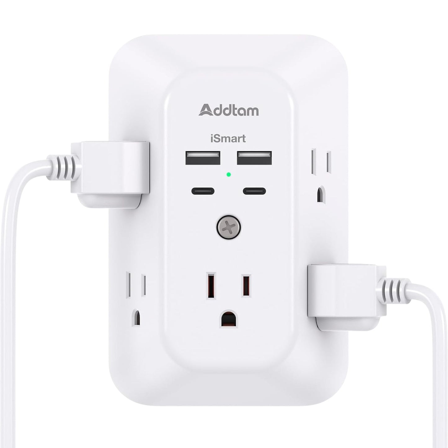 9-in-1 Surge Protector Outlet Extender, Power More Devices Safely (Non Smart)
