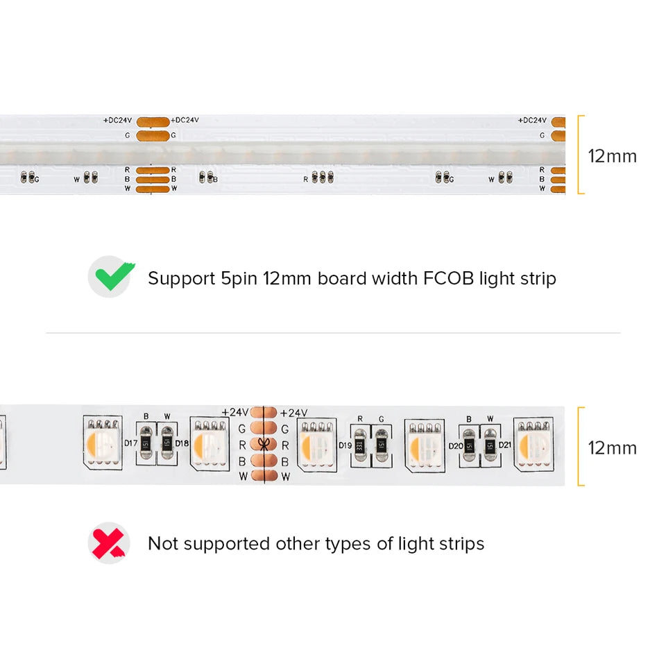 FCOB Solderless Connectors - Cut, Extend & Turn Corners