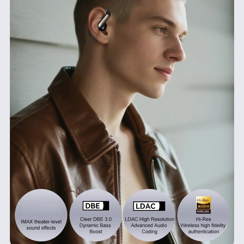 YJ-55 Open-Ear Hook Wireless Earbuds, Secure Fit For Daily Movement