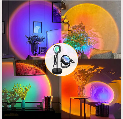 Smart Sunset Lamp - Transform Any Room With a Beautiful Color Glow