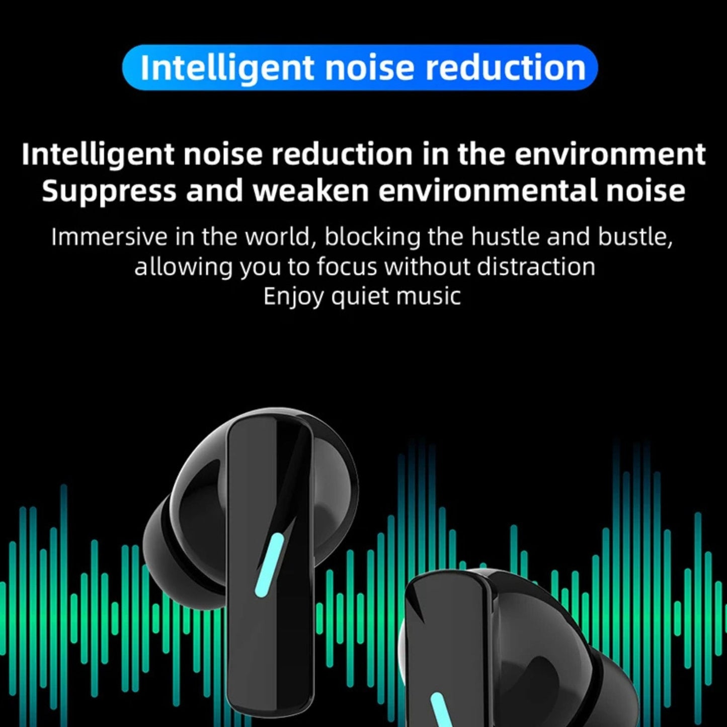 Mate70 True Wireless In-Ear Earbuds, Clear Sound For Everyday Listening