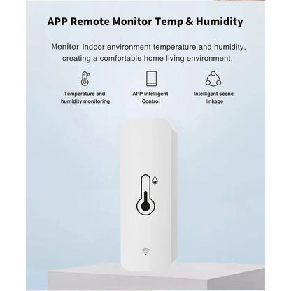 Smart Temperature & Humidity Sensor – Real-Time Indoor Climate Monitor