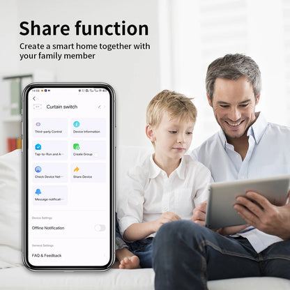 Wi-Fi Smart Light Switch Module (1/2/3 Gang) – Hands-Free Voice & App Control for Any Room