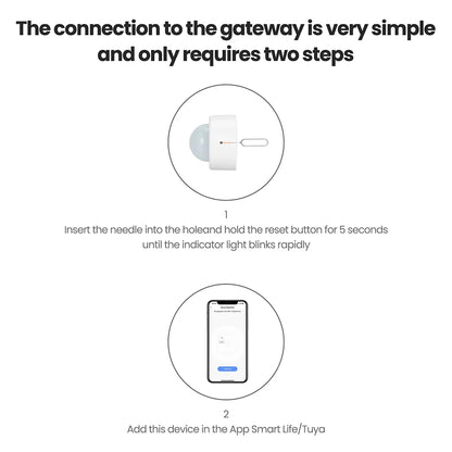 Mini ZigBee Motion Sensor – Real-Time Movement Alerts