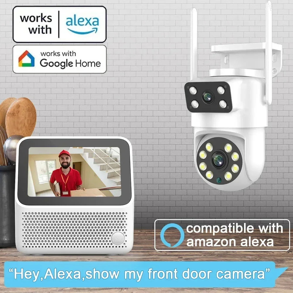 8MP Dual Lens PTZ Camera – Full Yard Coverage