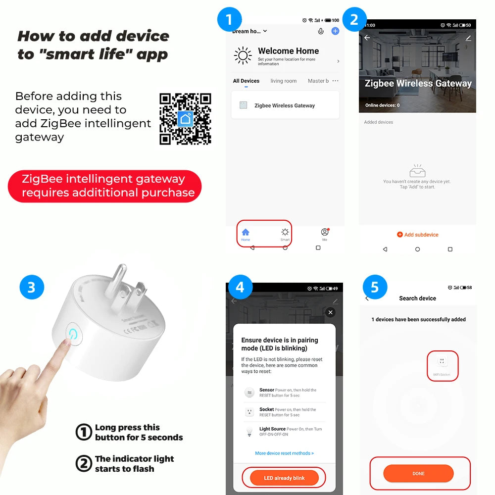 Smart Plug – App and Voice Control for Any Appliance