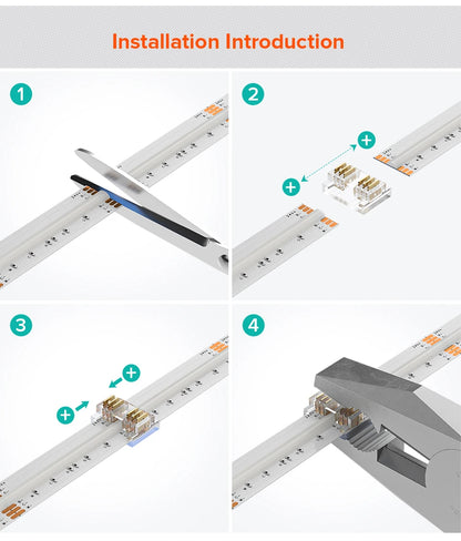 FCOB Solderless Connectors - Cut, Extend & Turn Corners