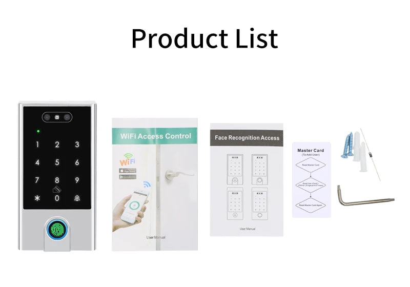 VF4-5 Smart Wi-Fi Access Control - Unlock with Your Face, Fingerprint, RFID Card, PIN or App Control