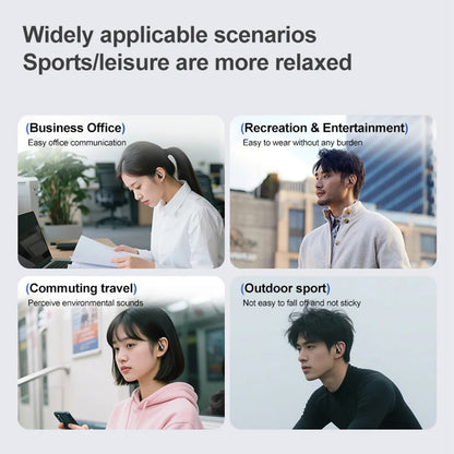YJ-55 Open-Ear Hook Wireless Earbuds, Secure Fit For Daily Movement