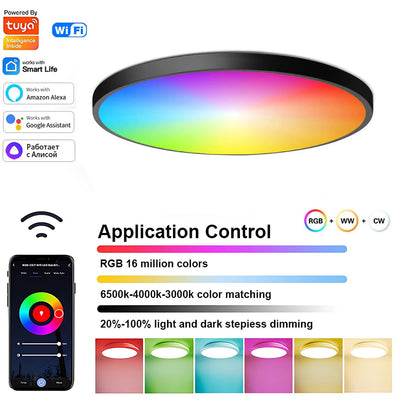 Smart RGB Ceiling Light - Change Your Room Color From Your Phone