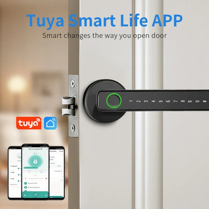 Smart Fingerprint Door Lock – 4-in-1 Keyless Entry for Homes & Offices