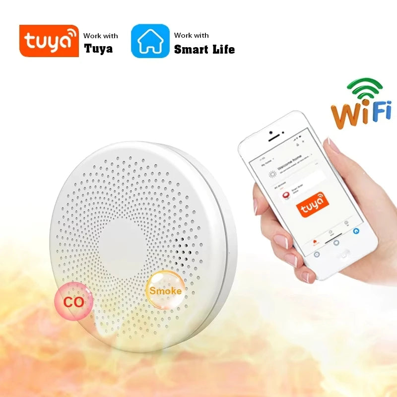 Smart Smoke and CO Detector - Two Life Saving Alerts in One Device