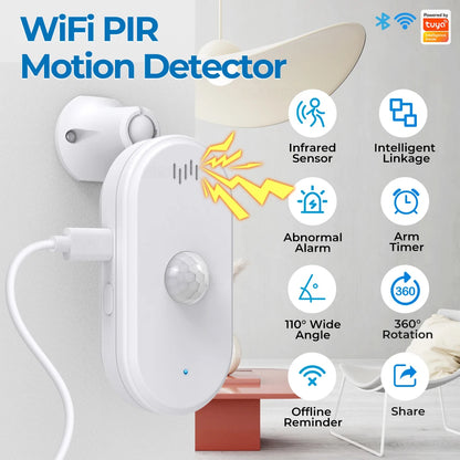 Smart Motion Sensor Alarm - Scares Off Intruders and Get Alerts in Your Phone