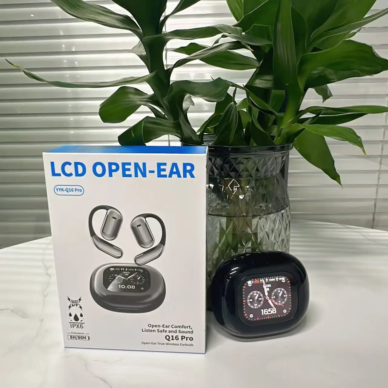 Q16 Pro Open-Ear Hook Wireless Earbuds, Translation With All-Day Comfort