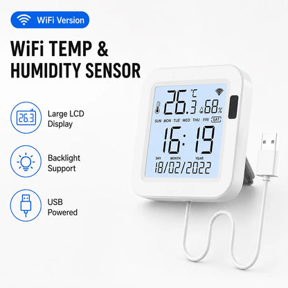 Smart Temperature & Humidity Monitor - Check Your Room From Anywhere