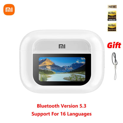 Xiaomi Tour Pro6 Smart Wireless Earbuds, Touchscreen Case, ANC, 14 Smart Functions & 20h Playtime