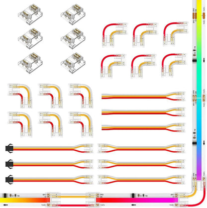 FCOB Solderless Connectors - Cut, Extend & Turn Corners