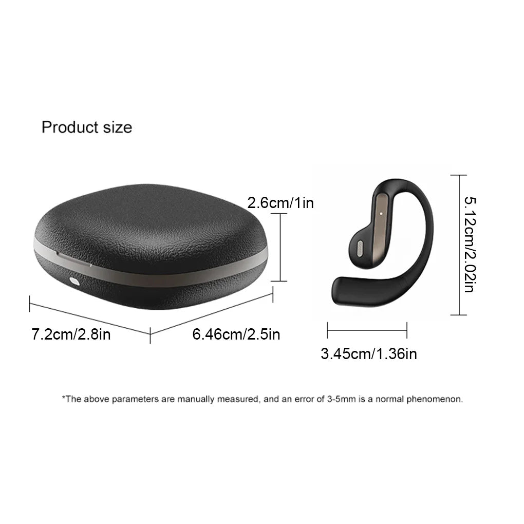YJ-55 Open-Ear Hook Wireless Earbuds, Secure Fit For Daily Movement