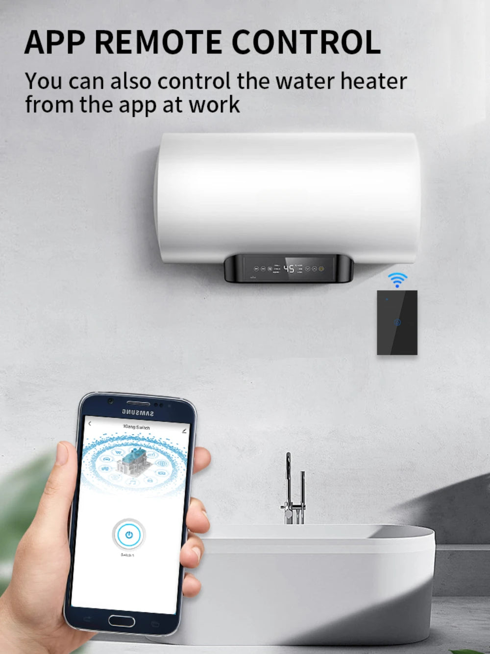 Wi-Fi Smart Water Pump Switch – Automate & Control Your Water Pump with App & Voice