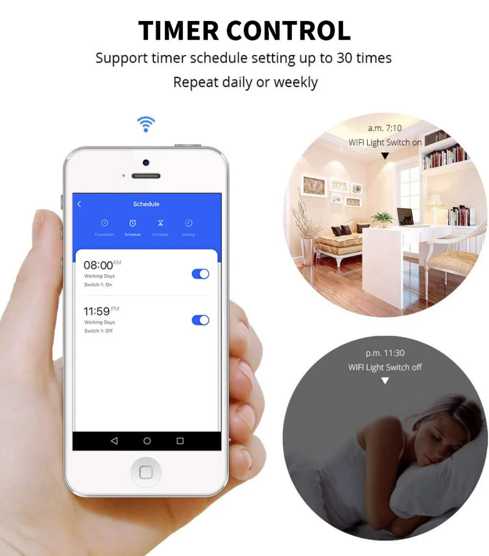 Wi-Fi Smart Water Pump Switch – Automate & Control Your Water Pump with App & Voice