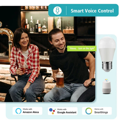 Smart Candle Bulb E14 - Color and Dimming for Small Fittings