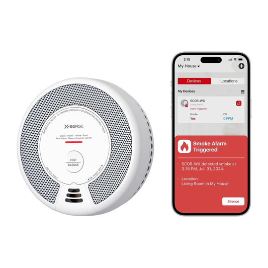 X-Sense Wi-Fi Smoke & CO Alarm – Get Instant Alerts Anywhere