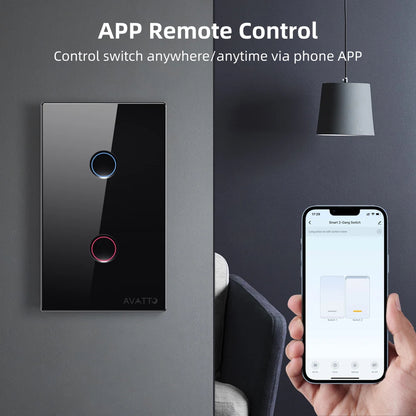 AVATTO Wi-Fi Smart Light Switch – Voice & App Control for Your Home