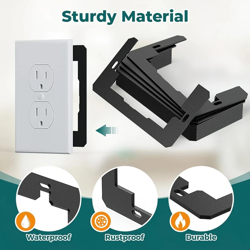 Wall Plate Spacers – Fix Uneven Outlets & Switches with Flush Finish