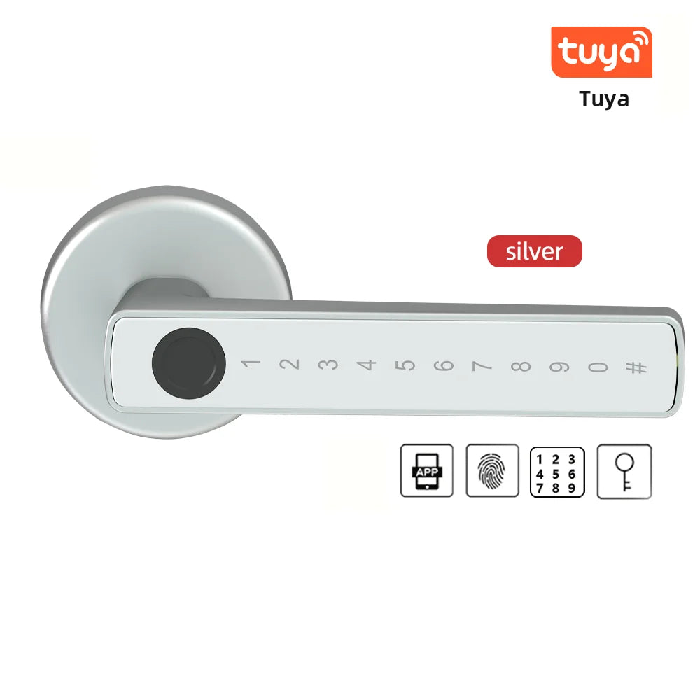 Smart Fingerprint Door Lock – 4-in-1 Keyless Entry for Homes & Offices
