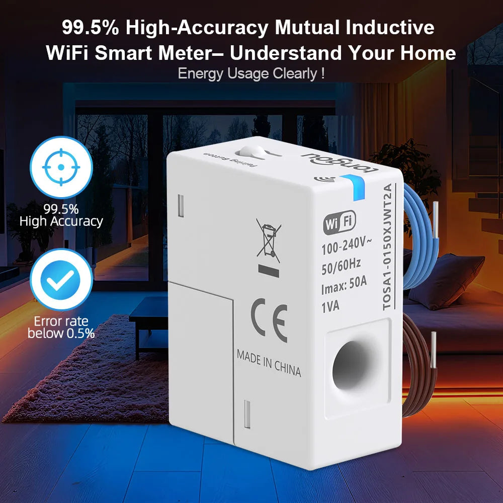 Smart Wi-Fi Energy Meter - See Exactly How Much Electricity You Are Using