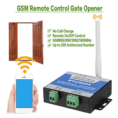 GSM Gate Opener - Open Your Gate With a Free Phone Call From Anywhere
