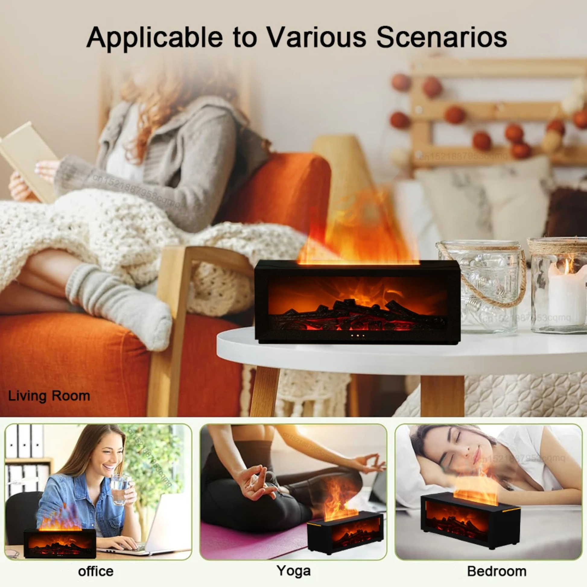 150ml Fireplace Aroma Diffuser