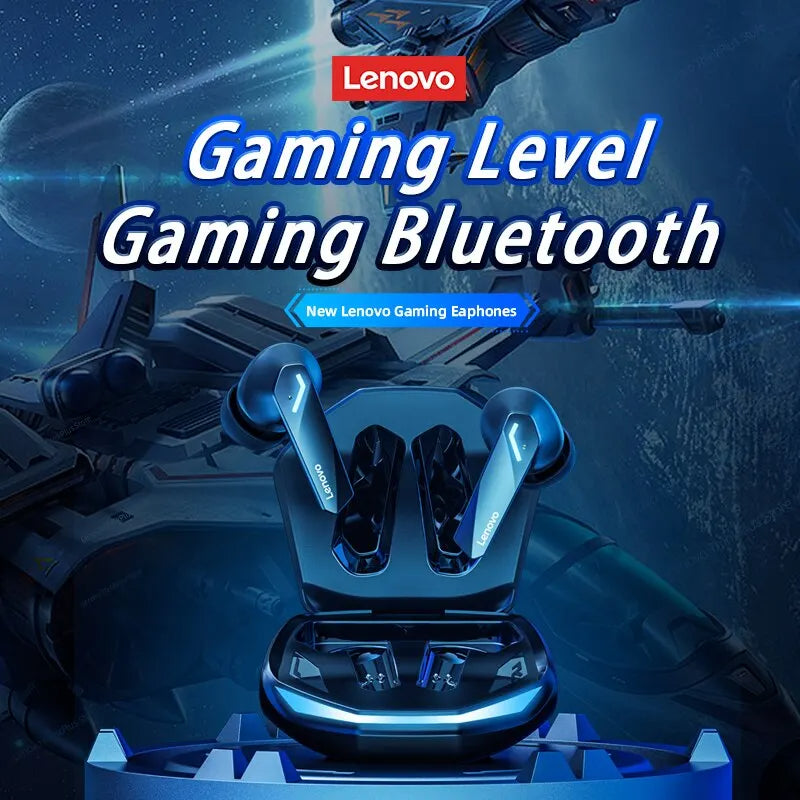 Lenovo GM2 Pro Gaming Earbuds, 30h Playtime, ANC, Dual Mode & Hi-Fi Sound