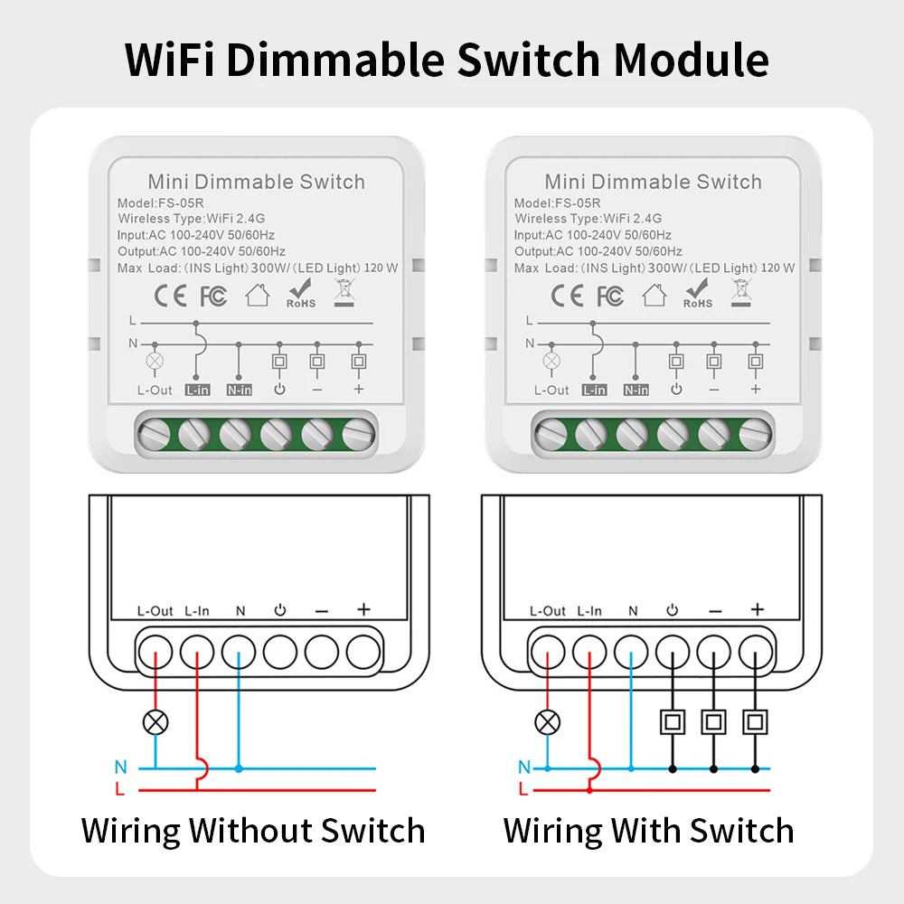 TNCE Smart Dimmer Module – Dimming Without Changing Your Switch