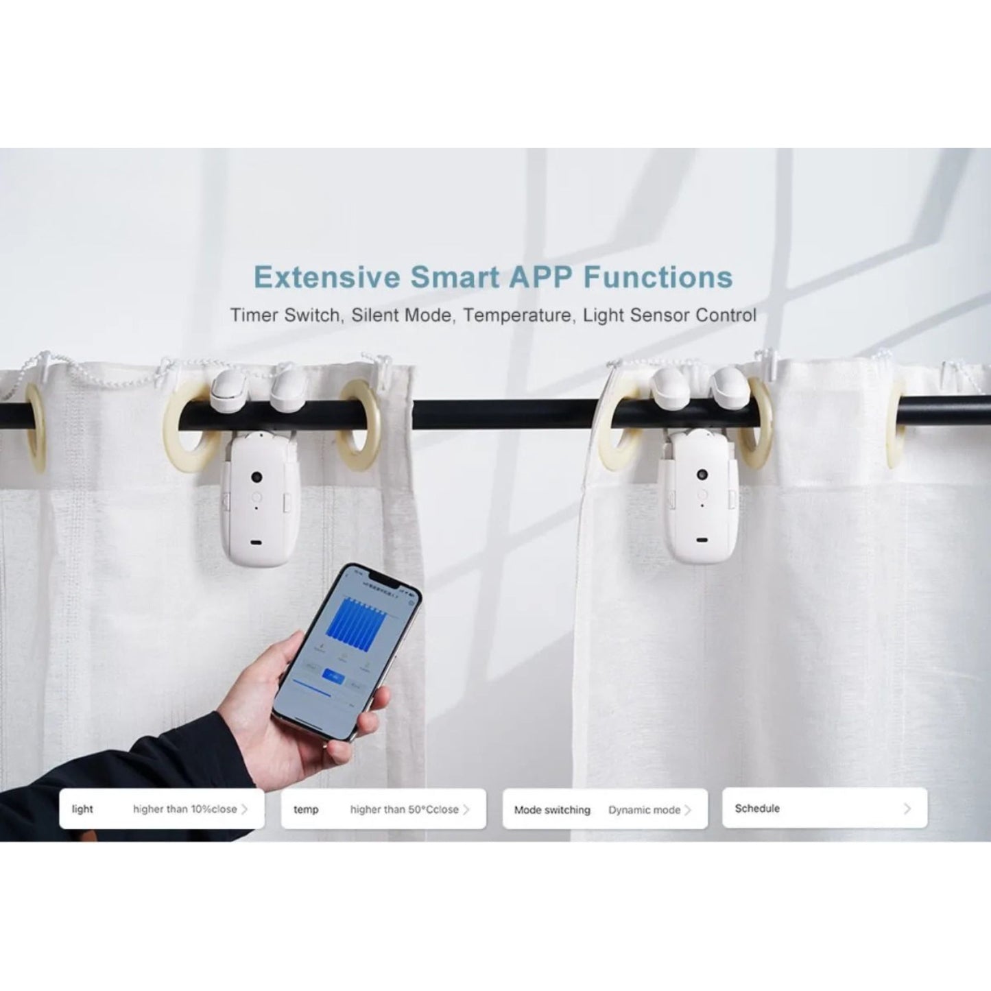 Smart Curtain Robot – Hands-Free Curtain Automation