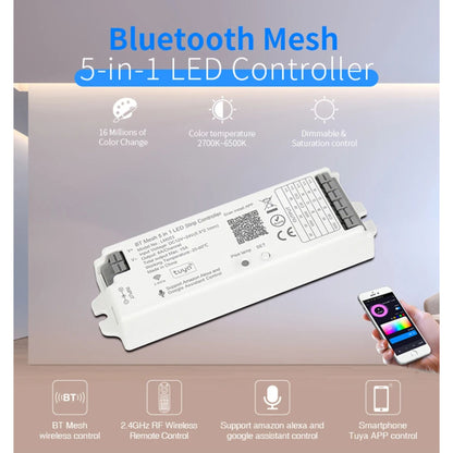 5-in-1 Smart LED Controller – Turn Your LED Strips into Smart Lighting