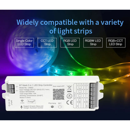 5-in-1 Smart LED Controller – Turn Your LED Strips into Smart Lighting