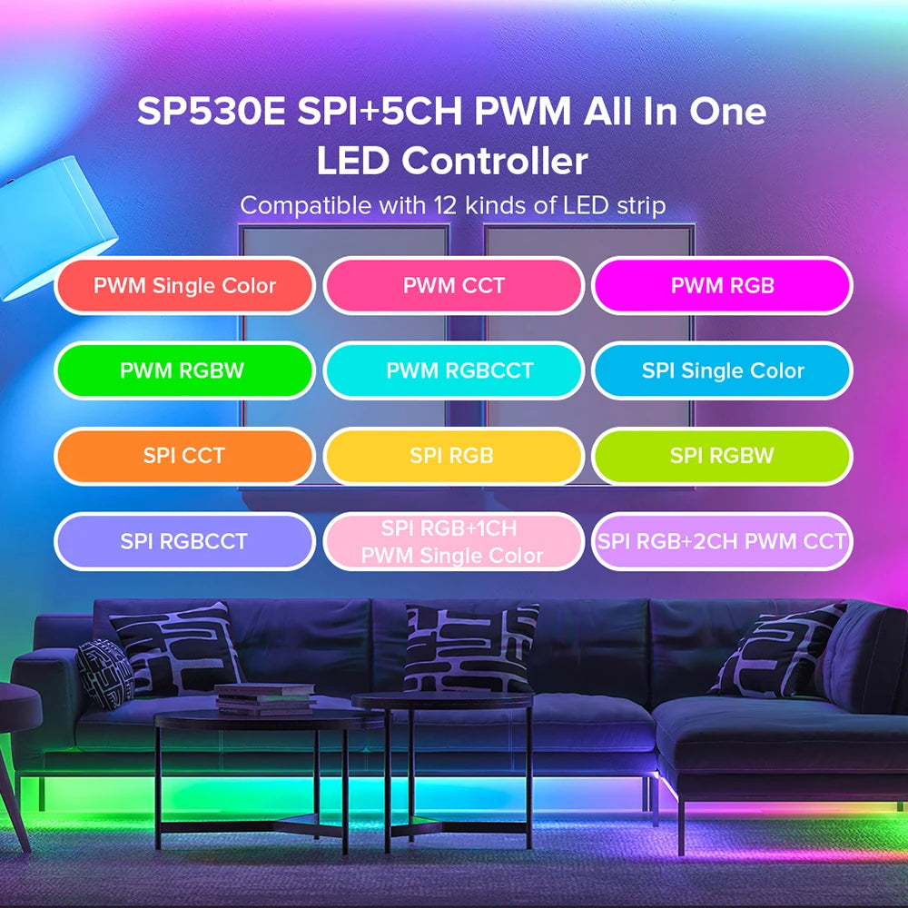 SP530E All-in-One LED Controller, Chasing & Dynamic Effects