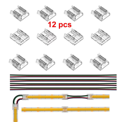 LED Strip Extension Connector with Wire – Extend LED Strips Without Soldering