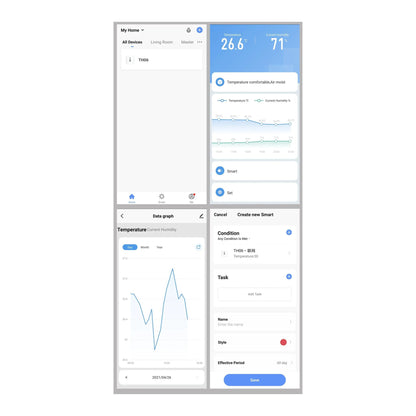 Smart Temperature & Humidity Sensor – Real-Time Indoor Climate Monitor