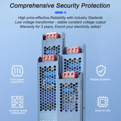 24V DC LED Power Supply – Flicker-Free & Stable Output