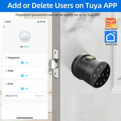 L16A Smart Fingerprint Door Lock – Keyless Security for Your Home