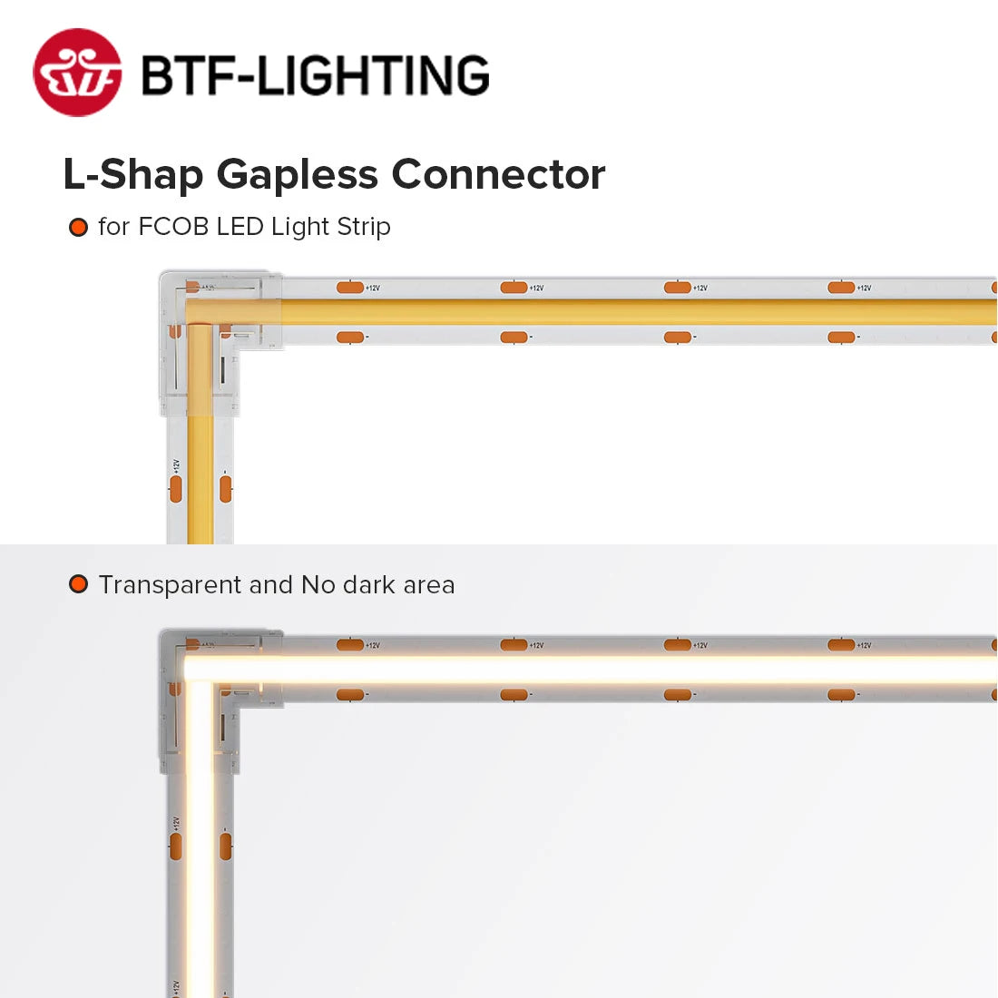 LED Strip L Connector – Clean 90° LED Corners Without Soldering