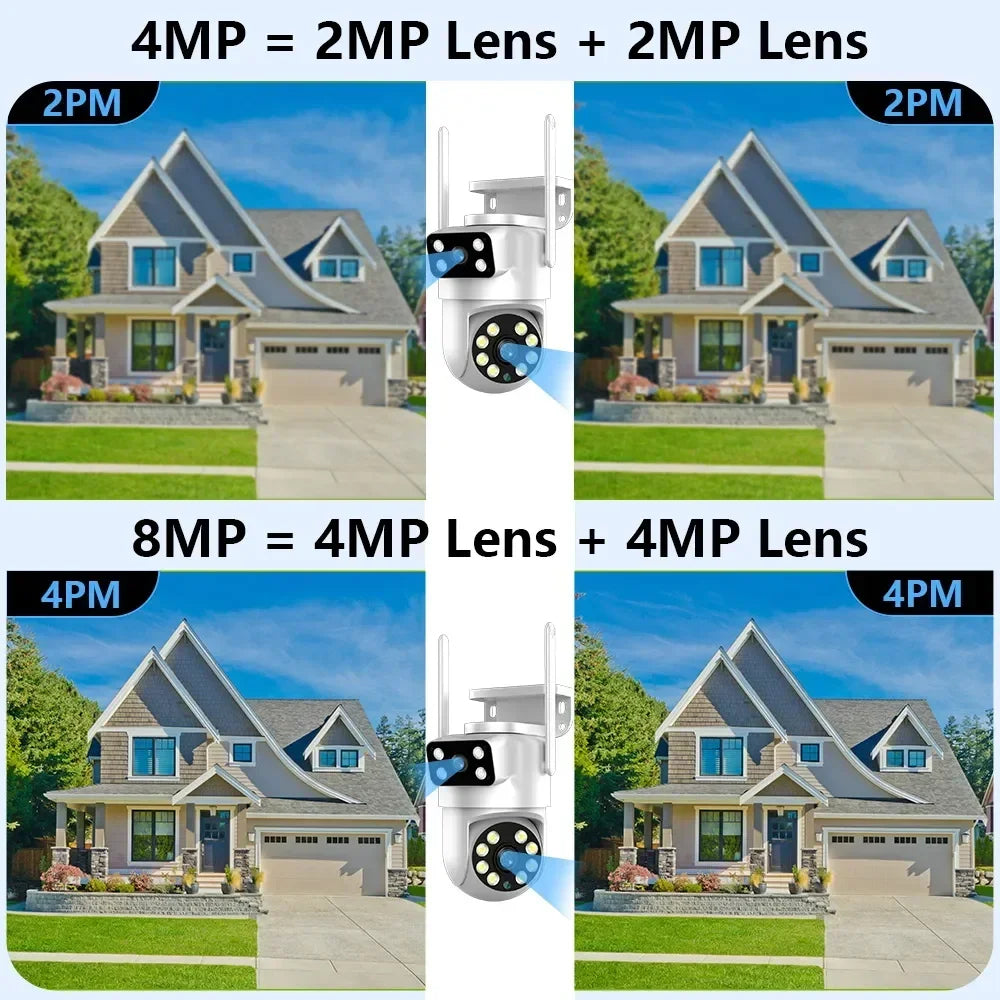 8MP Dual Lens PTZ Camera – Full Yard Coverage