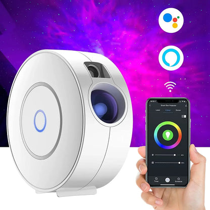 Smart Galaxy Projector - Turn Your Ceiling Into a Moving Aurora Sky