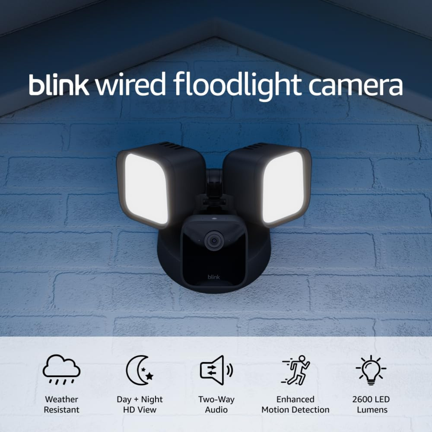 Blink Wired Floodlight with Security Camera