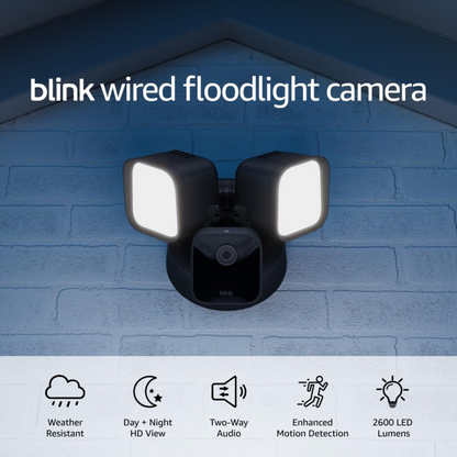 Blink Wired Floodlight with Security Camera