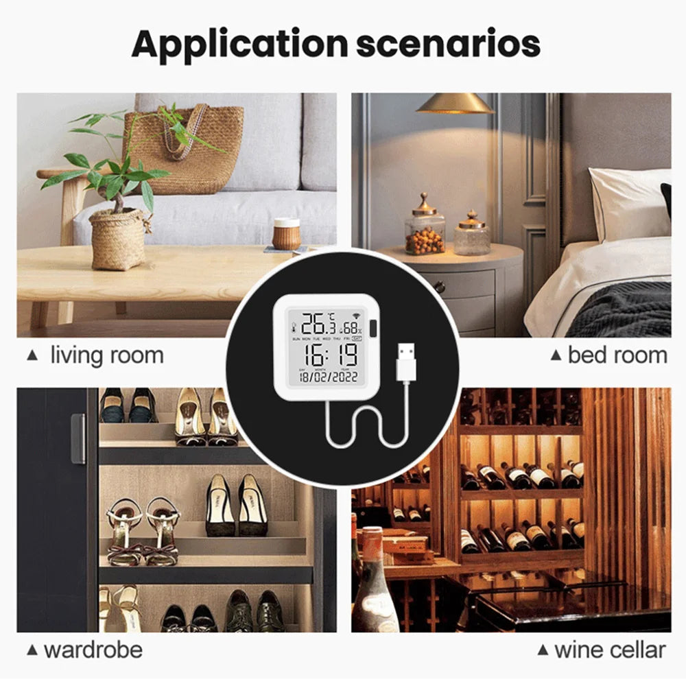 Smart Temperature & Humidity Monitor - Check Your Room From Anywhere