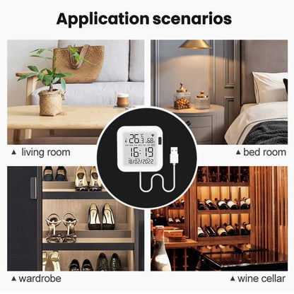 Smart Temperature & Humidity Monitor - Check Your Room From Anywhere