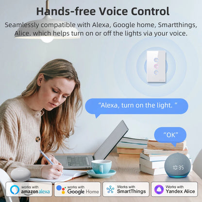 AVATTO Wi-Fi Smart Light Switch – Voice & App Control for Your Home